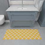 Load image into Gallery viewer, Ottomanson Hallway Runner Rug 20" x 59" Non Slip Trellis Area Rugs Easy to Clean Laundry Rug Runner Durable &amp; Pet Friendly Floor Carpet Runners for Hallways Entryway Living Room Kitchen, Yellow