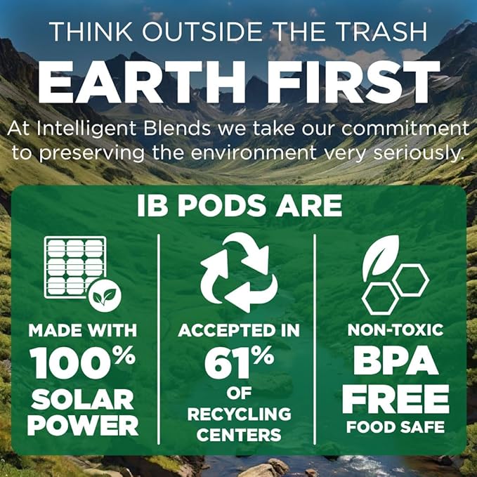 Intelligent Blends Caramel Macchiato Flavored Coffee Pods, 100 ct, Medium Roast Recyclable Single Serve Pods – 100% Arabica Coffee, Compatible with Keurig K Cups Maker