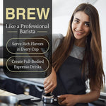 Load image into Gallery viewer, 51mm Calibrated Espresso Coffee Tamper - Spring Loaded Coffee Tamp Tool with Mat - Precision Tamper Tool for Espresso Machines - Espresso Hand Press Tamper for Barista &amp; at Home Brewers