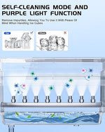 Load image into Gallery viewer, Commercial Spray Drench Ice Maker Machine 150 Lbs/Day, Undercounter Ice Makers 100Lbs Storage Bin and 32 Ice Trays, Under Counter ice Maker for Home, Bar, Party