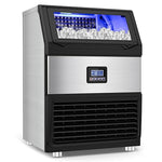 Load image into Gallery viewer, Commercial Ice Maker Machine 300LBS/24H with 75LBS Storage Bin, Stainless Steel Undercounter/Freestanding Ice Maker Machine for Home Bar Outdoor, 108PCS Ice Cubes Ice Machine, Self Cleaning
