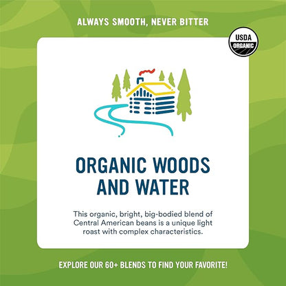 Cameron's Coffee Roasted Whole Bean Coffee, Organic Woods & Water, 4 Pound