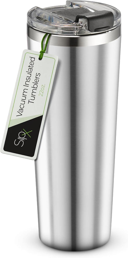 SIPX™ Triple-Insulated Tumblers - 22oz. Premium Modern Tumbler With Lid, insulated Cup Keeps Hot For 6 Hours, Stainless Steel Tumbler Made Of Sustainable Material, Coffee Travel Mug For Home & Office