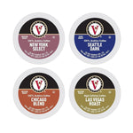 Load image into Gallery viewer, Victor Allen's Coffee Across America Variety Pack (Seattle Dark, New York Select, Chicago Blend, Las Vegas Roast), 96 Count, Single Serve Coffee Pods for Keurig K-Cup Brewers