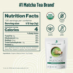 Load image into Gallery viewer, Jade Leaf Matcha Organic Green Tea Powder - Teahouse Edition - Premium First Harvest Ceremonial Grade - Authentic Japanese Origin (3.53 Ounce Pouch)