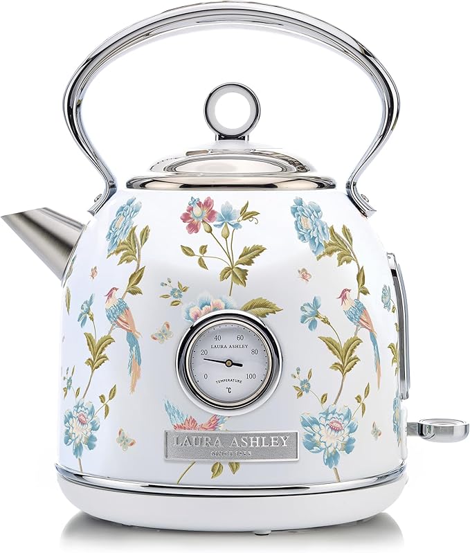 VQ - Laura Ashley 1.7L Dome Kettle - Elveden White