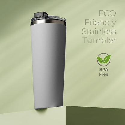 SIPX™ Triple-Insulated Tumblers - 22oz. Premium Modern Tumbler With Lid, insulated Cup Keeps Hot For 6 Hours, Stainless Steel Tumbler Made Of Sustainable Material, Coffee Travel Mug For Home & Office