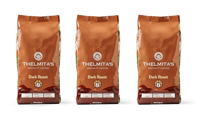 Dark Roast, Honduran Coffee, Whole Bean — Single Origin, Single Estate, Specialty Beans — Intense Flavor with Rich Creamy, Nutty, Smooth Chocolate Notes and Low-Acid — Freshly Roasted, Yearly Harvested