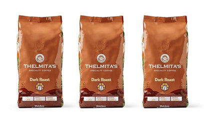 Dark Roast, Honduran Coffee, Whole Bean — Single Origin, Single Estate, Specialty Beans — Intense Flavor with Rich Creamy, Nutty, Smooth Chocolate Notes and Low-Acid — Freshly Roasted, Yearly Harvested