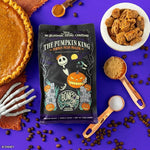 Load image into Gallery viewer, Bones Coffee Company The Nightmare Before Christmas Pumpkin King Flavored Coffee Beans, Whole Bean Coffee Medium Roast Low Acid, Pumpkin Pecan Praline Flavor (12 oz)