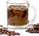 Load image into Gallery viewer, Vikko 10.75 Ounce Clear Glass Coffee Mugs - Set of 12, Microwave and Dishwasher Safe