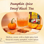Load image into Gallery viewer, WT WEETEE Decaf Pumpkin Spice Tea, 50 Count Decaffeinated Black Tea Bags with Pumpkin Spice Chai Flavor, Warm, Spicy &amp; Aromatic, Holiday and Fall | Halloween Tea