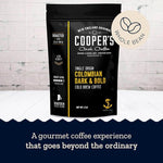 Load image into Gallery viewer, Cold Brew Coffee Colombian Reserve Single Origin Coarsely Whole Bean Coffee - 2 lb. Bag - Dark Roast
