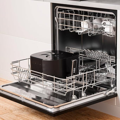 ASZ Digital Air Fryer 6 qt with Window Up - Big Airfryer 6 Presets Preheat Airfry Reheat Bake Roist Broil 400°F Airfrier 85% Oil Less,Nonstick Dishwasher-Safe Parts, Automatic Shutoff