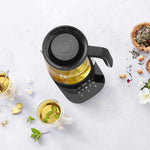 Load image into Gallery viewer, ZWILLING Enfinigy Glass Kettle 1.7L, Tea Kettle, 6 Preset Temps for the Perfect Cup, Tea Timer, Black