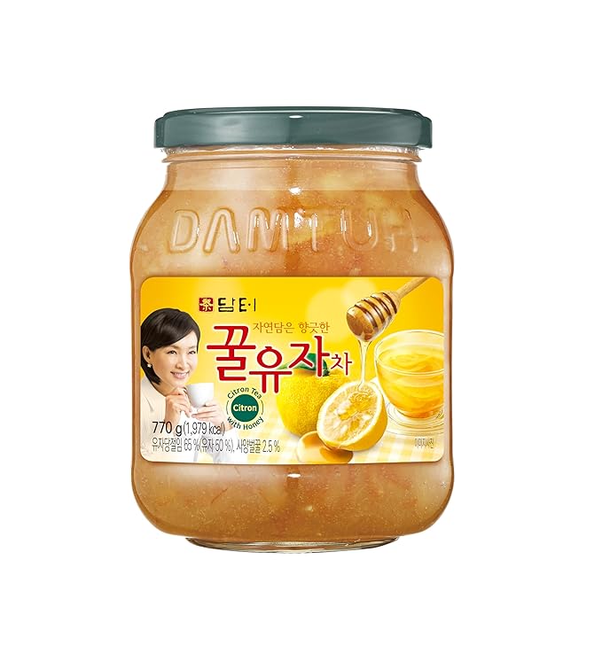 Damtuh Korean Honey Citron Tea 1.7lb (27.16 fl oz) – Traditional Yuzu Yuja Marmalade Preserve, Authentic Korean Fruit Honey Tea