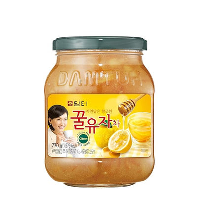 Damtuh Korean Honey Citron Tea 1.7lb (27.16 fl oz) – Traditional Yuzu Yuja Marmalade Preserve, Authentic Korean Fruit Honey Tea