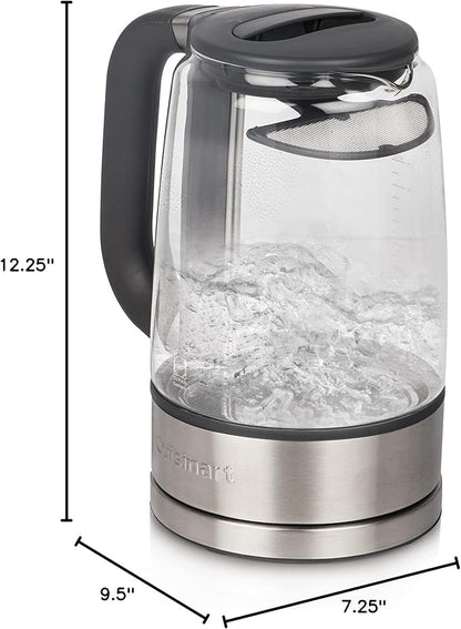 Cuisinart GK-17N Viewpro Cordless Electric Kettle, Silver 1.7 Liter