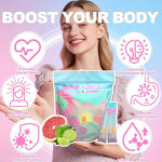 Load image into Gallery viewer, Super Yerba Mate Instant Powder Variety Pack - Citrus, Lemon &amp; Grapefruit Flavors | 30 Servings Each | Energy Boost, Mental Clarity, Gut Health &amp; Satiety | Prebiotics, Probiotics, Hot &amp; Cold Brew, Portable (Grapefruit)