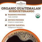 Load image into Gallery viewer, Fresh Roasted Coffee, Organic Guatemala | Single Origin, USDA Organic, Mold &amp; Myco 3rd Party Tested, Kosher | Medium Roast 12 oz Whole Bean