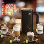 Load image into Gallery viewer, Milk Frother, Electric Milk Frother and Steamer 4 in 1 Automatic Coffee Steamer Frother, 11.8OZ / 350ML Warm and Cold Foam Frother For Coffee,Latte, Cappuccino, Macchiato, Hot Chocolate