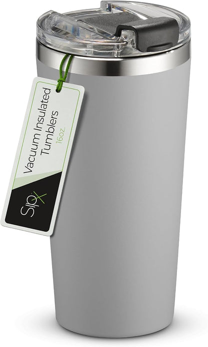SIPX™ Triple-Insulated Tumblers - 16oz. Premium Modern Tumbler With Lid, insulated Cup Keeps Hot For 6 Hours, Stainless Steel Tumbler Made Of Sustainable Material, Coffee Travel Mug For Home & Office