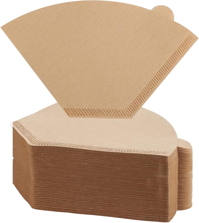 200 Count Coffee Filter #2, 2 Coffee Filters Cone Unbleached Disposable Coffee Filters 2 Cone Paper Fits for Drip and Compatible with Pour Over Coffee Maker(2-6 Cup)