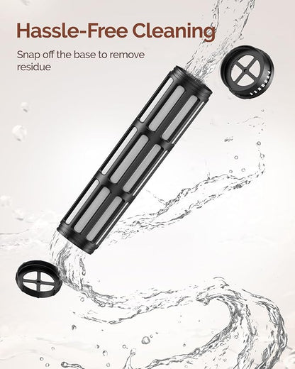 Maestri House Compact Cold Brew Coffee Maker, 64oz Iced Tea and Coffee Maker Brewer Space Saving Tritan Pitcher, 350 Mesh Filter, 100% Leak-Proof