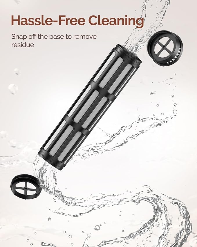 Maestri House Compact Cold Brew Coffee Maker, 64oz Iced Tea and Coffee Maker Brewer Space Saving Tritan Pitcher, 350 Mesh Filter, 100% Leak-Proof