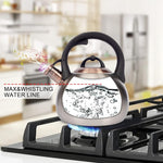 Load image into Gallery viewer, 3.1 Quart Teal Whistling Tea Kettle for Stove Top, Food Grade Stainless Steel