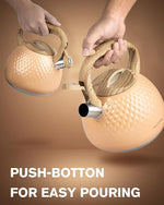 Load image into Gallery viewer, Tea Kettle,2.5 Quart Stovetop Tea Kettles Loud Whistle,Food Grade Stainless Steel Water kettles for Stove Top with Anti-hot Ergonomic Handle,Suitable for All Heat Sources