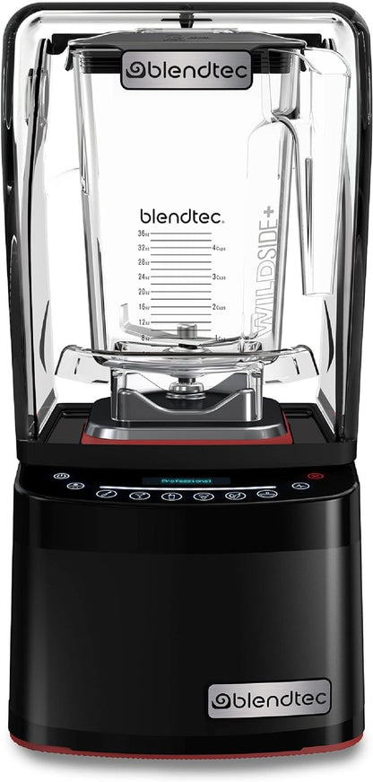 Blendtec Professional 800 - Blender with WildSide+ Jar (90 oz) for Smoothies & Frozen Drinks - Quietest Professional-Grade Power - 11-Speed Touch Slider - Easy to Clean - Black