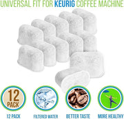 Replacement Keurig Filter, Keurig Water Filter Cartridges, for Keurig 2.0 Coffee Filters 12 Pack