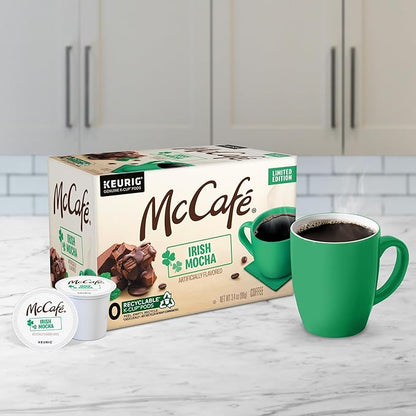 McCafe Irish Mocha Coffee, Single-Serve Keurig K-Cup Pods, 60 Count