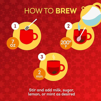 Red Label Tea by Brooke Bond | Loose Tea | Black Tea | Compatible for Chai & Milk | Premium Blend | Refreshing Taste | 900 Grams (Pack of 4)