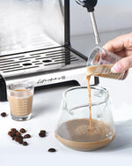 Load image into Gallery viewer, Shot Glasses Measuring Cup Set 2PACK Espresso Shot Glasses Liquid Heavy Glass 26-Incremental Measurement 1 OZ, 2 TBS, 6 TSP, 30 ML Kitchen Tools (White)