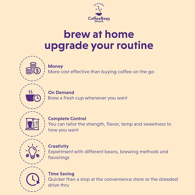 Coffee Bean Direct Grandfather's Blend®, Whole Bean Coffee, Mixed Roast Level, 5 Pound Bag (Pack of 1)