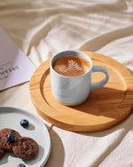 Load image into Gallery viewer, famiware Coffee Mugs for 6, 12 oz Mug Set, Dringking Cup with Handle for Coffee, Tea, Cocoa, Milk, Milkyway serise, Ligth Gray