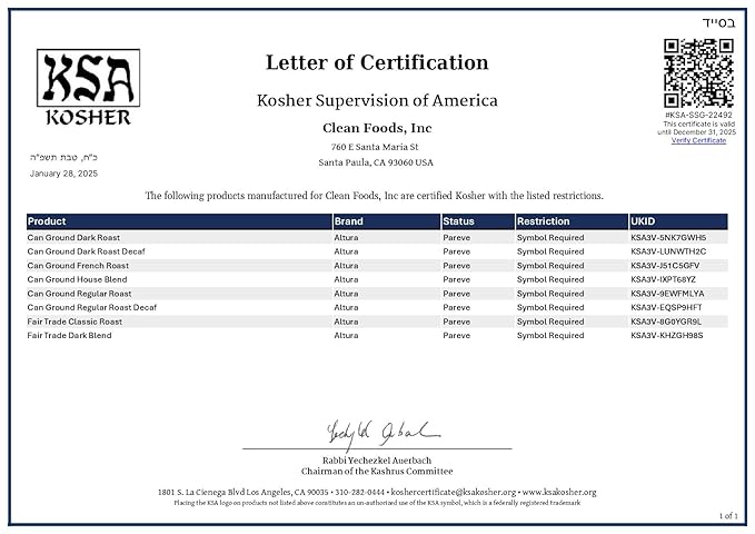 Cafe Altura Freeze Dried Instant Organic Coffee, 3.53 oz Jar (Pack Of 2)