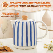 1.0-Liter Ceramic Electric Kettle, 1000W Rapid Boil, Tea Kettles Pot & Hot Water Boiler For Coffee & Tea, Teapot Auto Shut-Off, Boil-Dry Protection