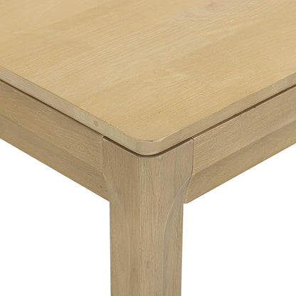 NTC Flow Modern Wooden Rectangle Console Table with Hidden Drawer – Waterproof & Heat Resistant, Sand