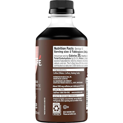 NESCAFÉ Espresso Concentrate Black, Instant Espresso Coffee Concentrate, Cold Brew Style, Iced Coffee Style Drinks, 10 fl oz