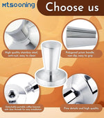 Load image into Gallery viewer, Mtsooning 40mm Coffee Tamper, Solid Stainless Steel Barista Powder Press Leveler Tool, Espresso Coffee Tamper Hammer for Coffee Grounds Machines Accessory