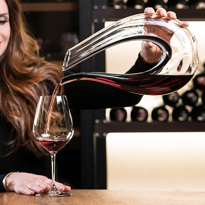 Dolcetto Custom Wine Decanter – Wine Aerator, Elegant Pour, Personalized Gift for Wine Lovers