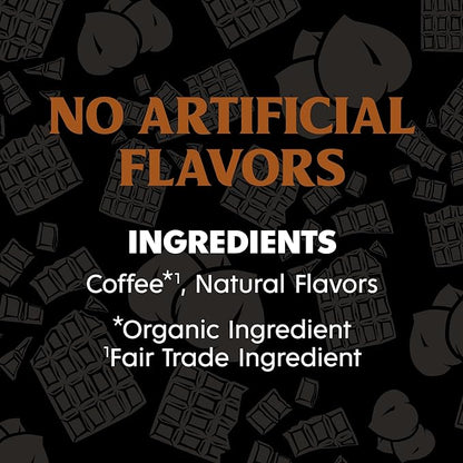 Death Wish Coffee - Single Serve Pods - Dark Roast Coffee Pods - Made with USDA Certified Organic (Chocolate Hazelnut, 30 Count)