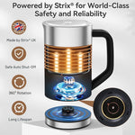Load image into Gallery viewer, Secura Milk Frother, Electric Milk Steamer Stainless Steel, 8.4oz/250ml Automatic Hot and Cold Foam Maker and Milk Warmer for Latte, Cappuccinos, Macchiato, 120V