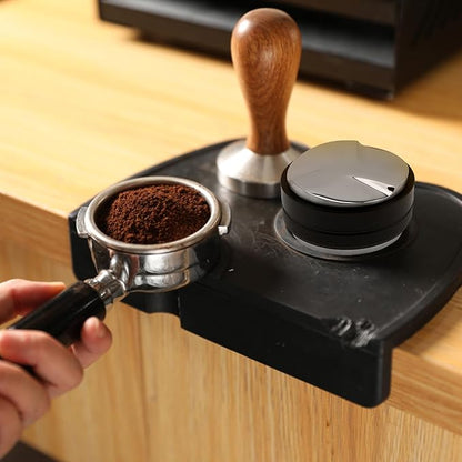 51mm Coffee Distributor & Tamper, Dual Head Coffee Leveler and Espresso Puck Screen Fit for 51mm Breville Portafilter, Adjustable Depth Professional Barista Espresso Hand Tamper for Espresso Machine