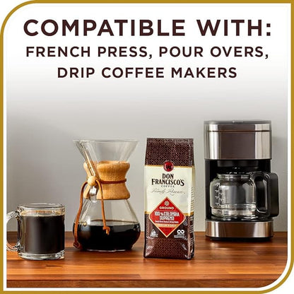 Don Francisco's Caramel Flavored Ground Coffee (12 oz Bag) (Pack of 2)