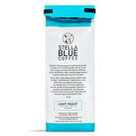 Load image into Gallery viewer, Stella Blue Whole Bean Coffee, Positive Vibes Blend, Light Roast Vanilla, Fruity Notes 100% Arabica Beans, Ethically Sourced from Central and South America, Smooth Balanced, 12oz Bag