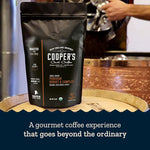 Load image into Gallery viewer, Peruvian Organic Cold Brew Coffee, Single Origin &amp; Gourmet Beans, Tasting Notes Of Caramel With A Touch of Cherry &amp; Orange, Medium Roast Coarse Ground Beans, 1 lb Coffee Bag